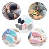 Soft & comfortable crawling protectors - Assorted baby knee pads for various surfaces