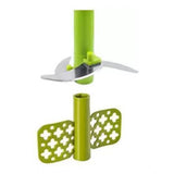 2-in-1 Manual Smart Chopper – Handy Vegetable And Fruit Processor (Color: Assorted )