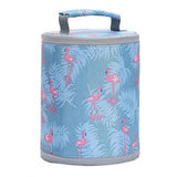 Round Travel Lunch Bag – Portable Office Bag for Men And Women (Color: Assorted )