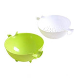 Pack Of 3_Multifunctional Vegetable And Fruit Draining Basket – (Color: Assorted)