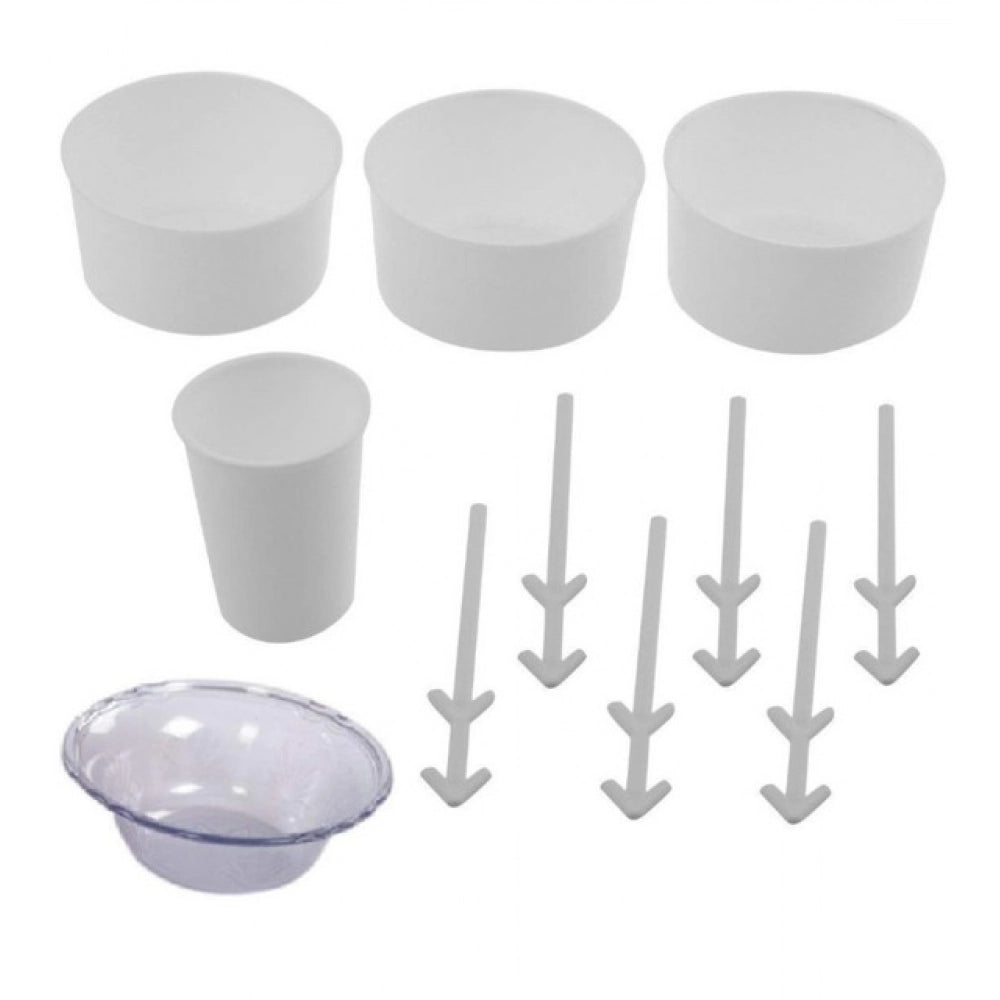 Assorted-color plastic ice gola & slush maker, handheld, rust-proof, sharp stainless steel blades. Includes ice-bowls, glass, reusable sticks, and ice snow dish. Durable countertop design, dishwasher safe, easily disassembles for storage