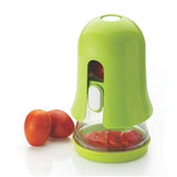 Assorted stainless steel vegetable cutter Chipser: Manual quick dicer & slicer, non-skid base, multi-functional fruit grater