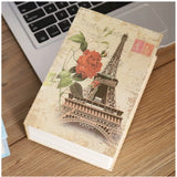 White hardcarbon tabletop locker book safe with number locker, secure personal storage solution for books and valuables