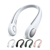 Plastic USB Rechargeable Wearable Neck Fan (Single Piece)