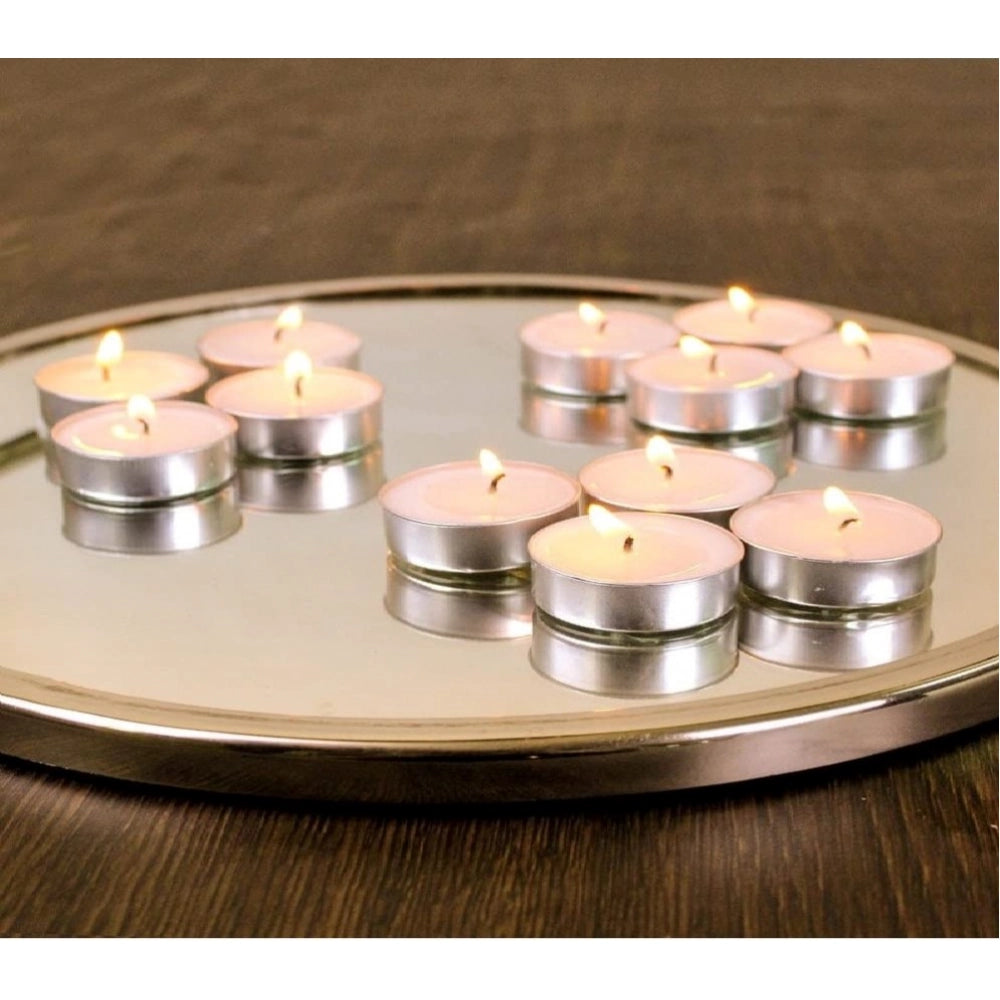 Soya wax tealight candle, even flame, indoor use, free from harmful chemicals