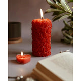 Soya wax small rose scented candle, romantic and warm for candlelight dates