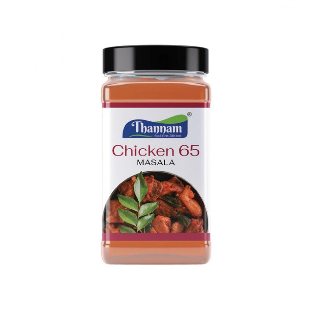 Thannam Chicken 65 Masala Powder (200GM) - Vegetarian, spicy blend of ground & toasted spices, color & flavor may vary due to natural ingredients