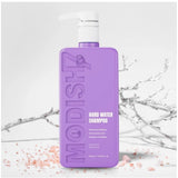 Unisex protein shampoo (350ml) - restores softness, shine, and strength to hard water hair, suitable for all