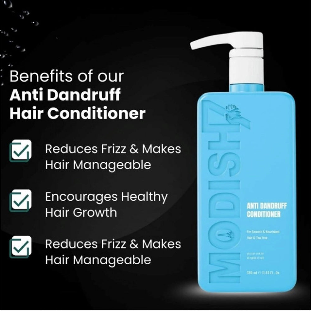 Unisex protein anti-dandruff conditioner (350ml) - Restores softness, shine, and strength to dry hair. Suitable for all hair types. For external use only