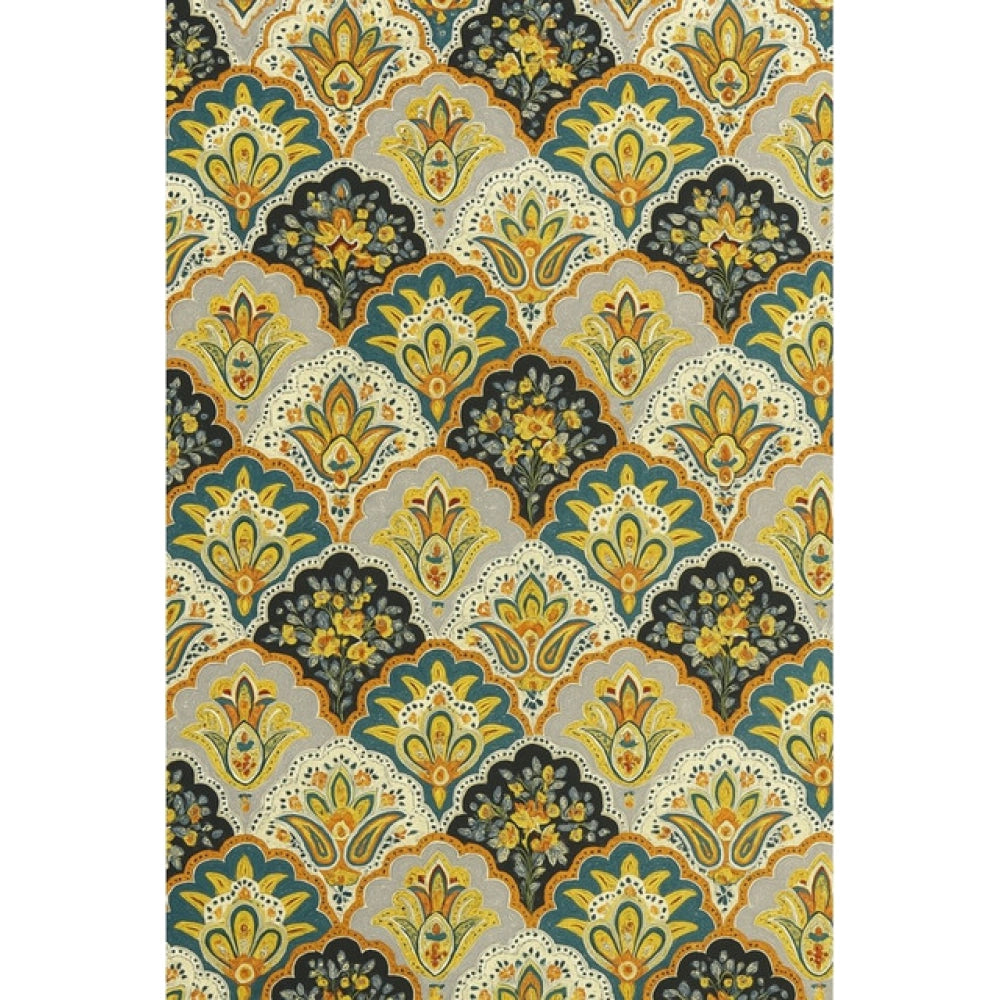 Multicolor microfiber floral printed double bedsheet & 2 pillow covers, soft & stylish for your bedroom decor