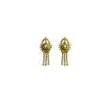 Women's Pack of_2 Brass Gold-Plated Earrings (Gold)