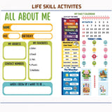 Montessori Busy Book – Early Learning Activity Set (2–4 Years, Multicolor)