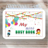 Mini Busy Book – Early Learning Activity Book for Kids (2–4 Years, Multicolor)