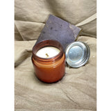 Natural white soy & beeswax candle blend (90ml), glass container