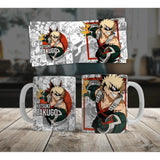Anime Katsuki Bakugo Ceramic Printed Coffee Mug (White)