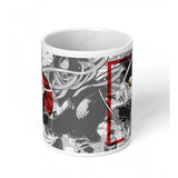 Anime Erased Head Ceramic Printed Coffee Mug (White)