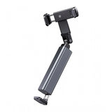 Aluminum-Plastic Solid Bluetooth Selfie Stick and Travel Tripod Stand (Silver-Black)