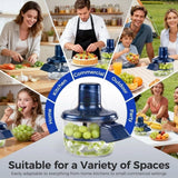 Plastic Solid An Electric Automatic Peeler (Blue)