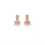 White brass silver plated earrings for women, ideal accessory for special occasions