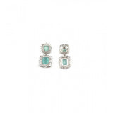 Mint brass silver plated pendant set for women, stylish accessory on display