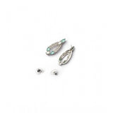 Turquoise brass silver plated necklace set for women, perfect accessory for everyday wear