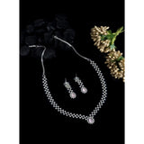 Women's pink brass silver plated necklace set, elegant jewelry for special occasions, store in a dry, airtight box