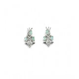 Turquoise brass silver plated women's necklace set, elegant accessories for fashion-conscious ladies