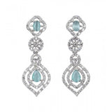 Turquoise brass silver-plated women's necklace set for accessories, store and care instructions apply