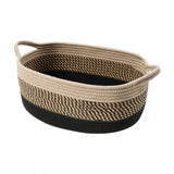 Cotton Pack Of_1 Baby Basket 15x6 Inch Storage Basket For Clothes (Brown)