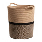 Cotton Pack Of_1 12x14 Inch Laundry Storage Basket For Clothes (Multicolor)