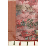 Multi-colored cotton silk printed saree with unstitched blouse, vibrant Indian fashion accessory for women
