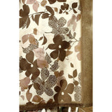 Multi-colored cotton silk floral printed saree with unstitched blouse (5.5Mtr) on hanger