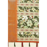 Women's Cotton Silk Floral Printed Saree With Unstitched Blouse 5.5Mtr (Multicolor)