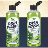 2x 100ml Fresh Fruit Dishwash Liquid, packaged for kitchen cleaning, sparkling dishes