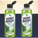 2x 100ml Fresh Fruit Dishwash Liquid, packaged for kitchen cleaning, sparkling dishes