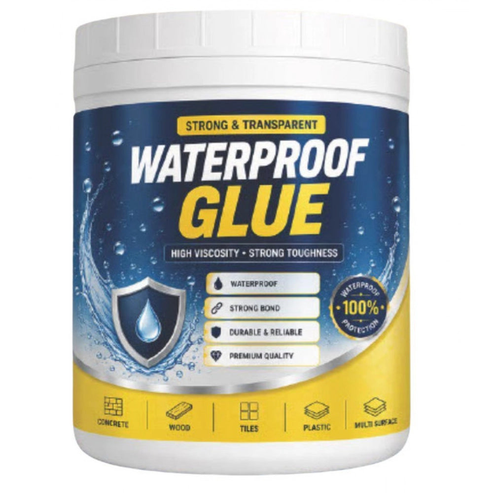 Transparent waterproof glue (pack of 2), fresh fruit-flavored liquid for crafting or repairs, net quantity 100 ML