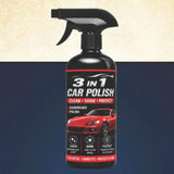1 pack of 100ML fresh fruit 3-in-1 car & bike liquid polish spray bottles, ideal for cleaning, shining, and protecting vehicles
