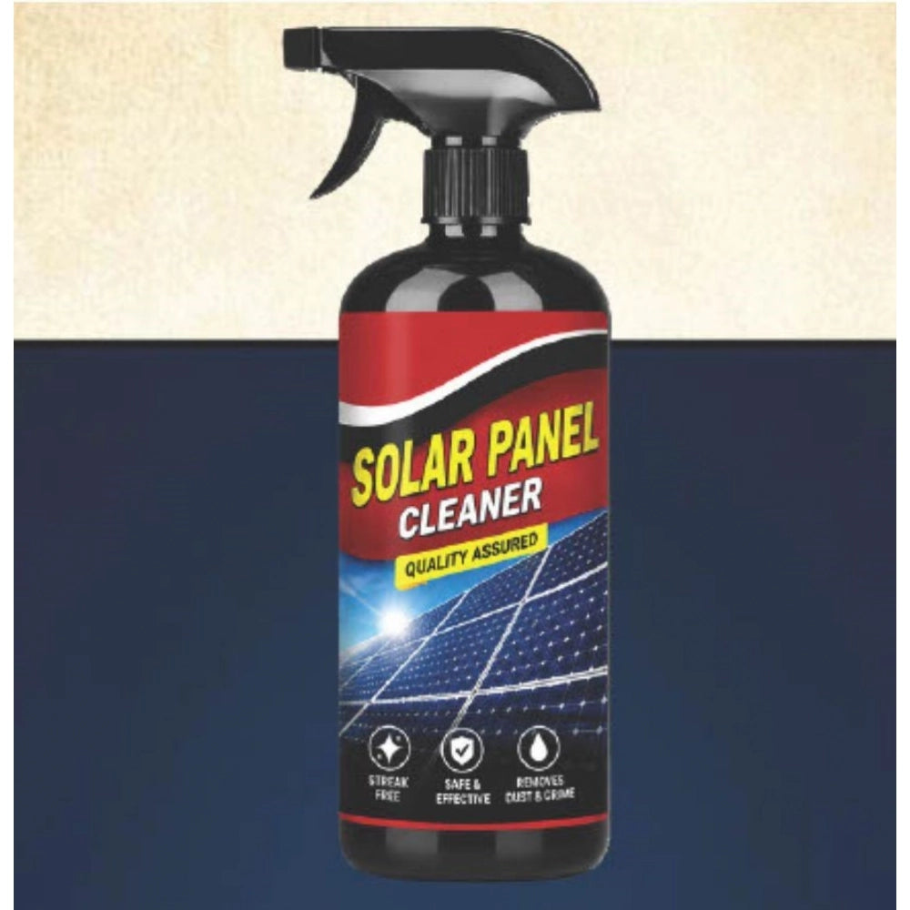Solar panel cleaning liquid spray bottles, 100ml each - safe, fresh fruit-flavored solution for efficient solar energy maintenance