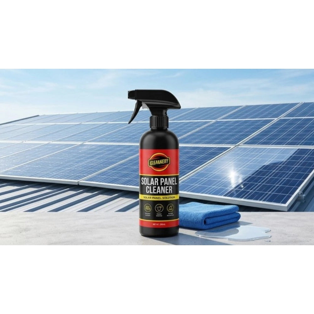 Solar Panel cleaning liquid spray bottles, fresh fruit flavor, safe and effective for 1-year shelf life