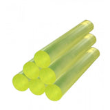 { "alt_text": "Green nylon rod stick martial arts training personal safety self-defense prop accessory made of durable PU rubber" }