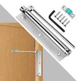Automatic Door Closer Hinge Lock (Silver)