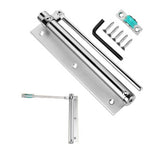 Automatic Door Closer Hinge Lock (Silver)