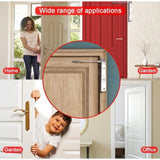 { "alt_text": "Silver stainless steel automatic door closer hinge lock, ideal for bathroom kitchen safety hardware DIY installation" }