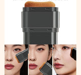 Beige foundation stick makeup product for flawless matte coverage, suitable for touch-ups and all skin types