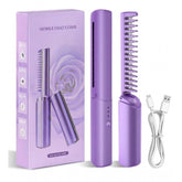 Pack of 2 Rechargeable Mini Hair Straightener (Multicolor)