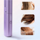 Pack of 2 Rechargeable Mini Hair Straightener (Multicolor)