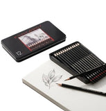 12 pcs Art Pencil Kit Set (Black)