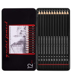 12 pcs Art Pencil Kit Set (Black)