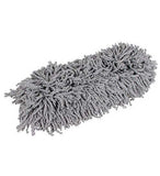 Grey microfiber car duster brush for washing cars, sofas, and windows, effective for removing dust and dirt