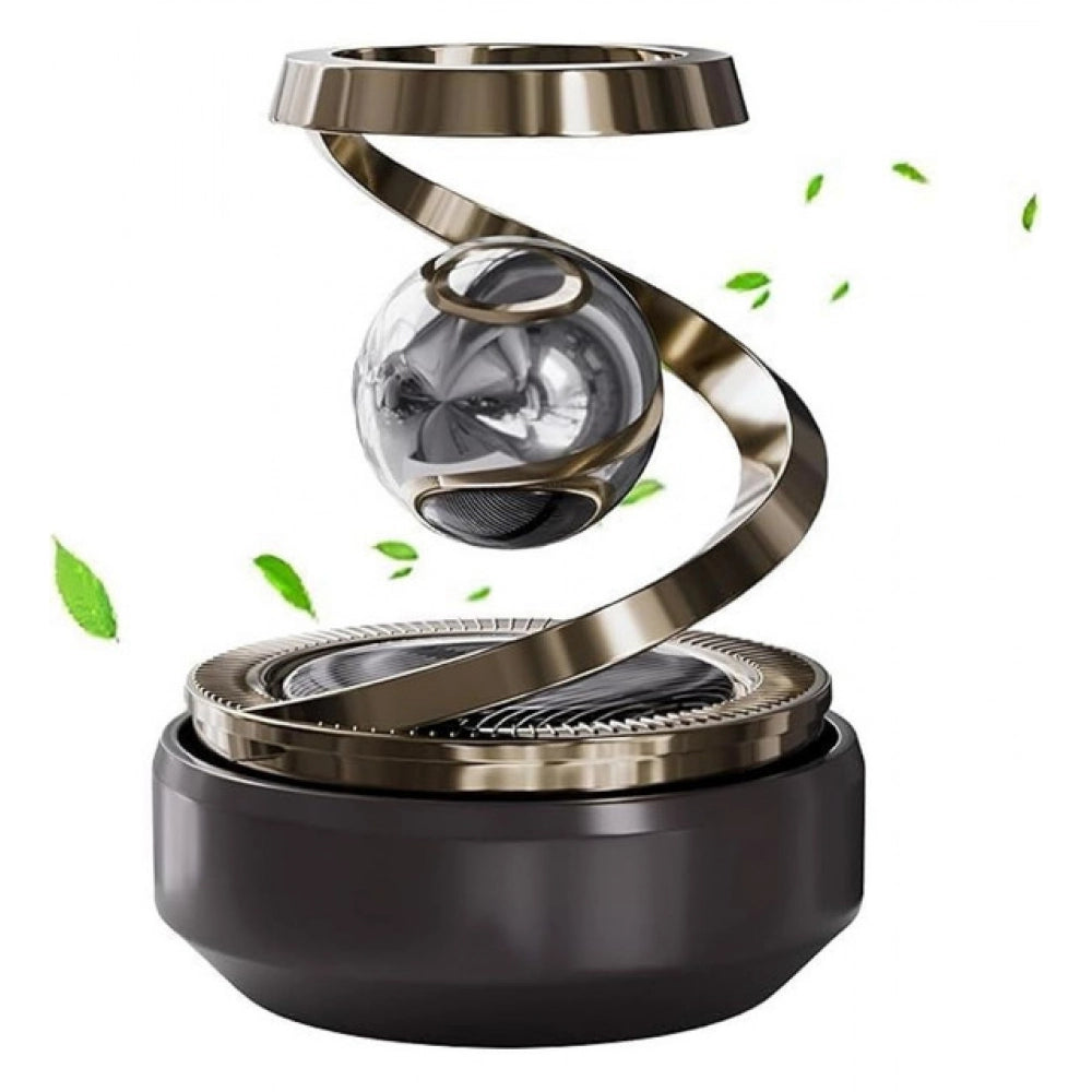 { "alt_text": "Multicolor plastic solar air freshener for cars, diffusing fragrance with sunlight, stylish car decor" }